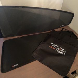 Brand New Rear Window Car Sun Snap Shades Set of Two